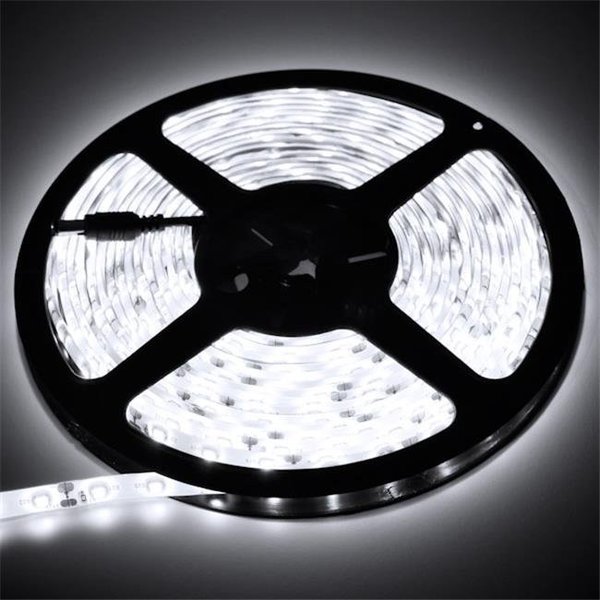 Intense 6 ft. 110V Cool White 114 LEDs Light Remote Control Dimmer SMD3528 LED Strip Lighting Kit IN1592438